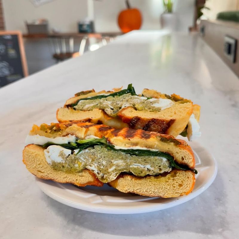 Pesto Breakfast Sandwich