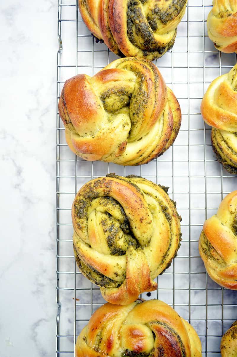 Pesto Chicken Crescent Braid
