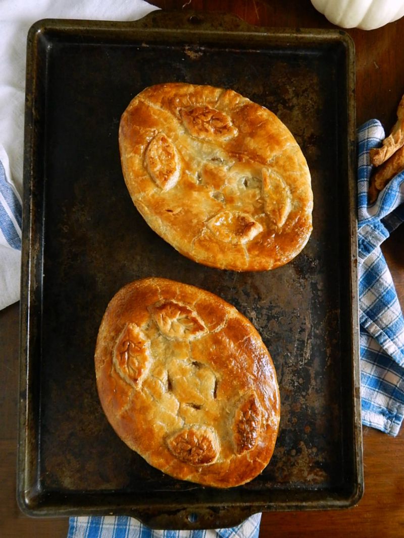 Pie from Leftover Savory Fillings