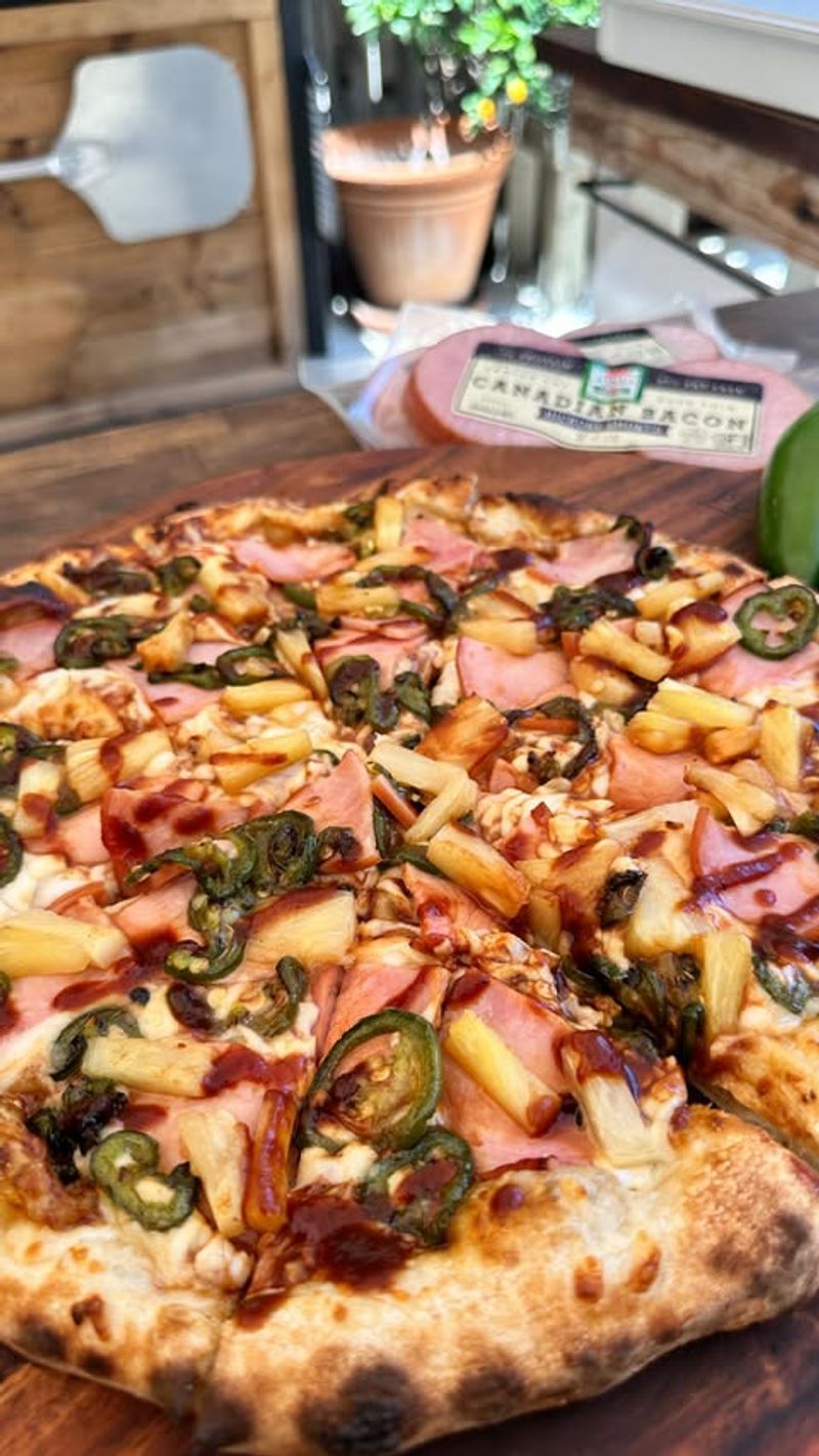 Pineapple BBQ Pizza