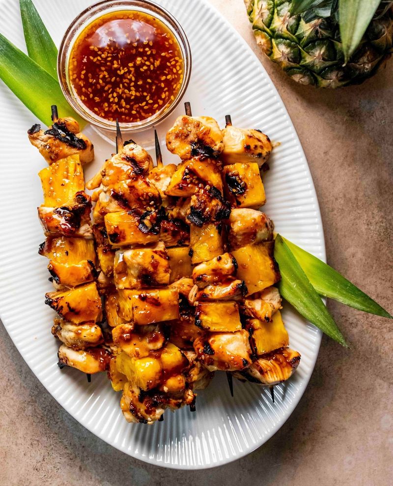 Pineapple Chicken Skewers