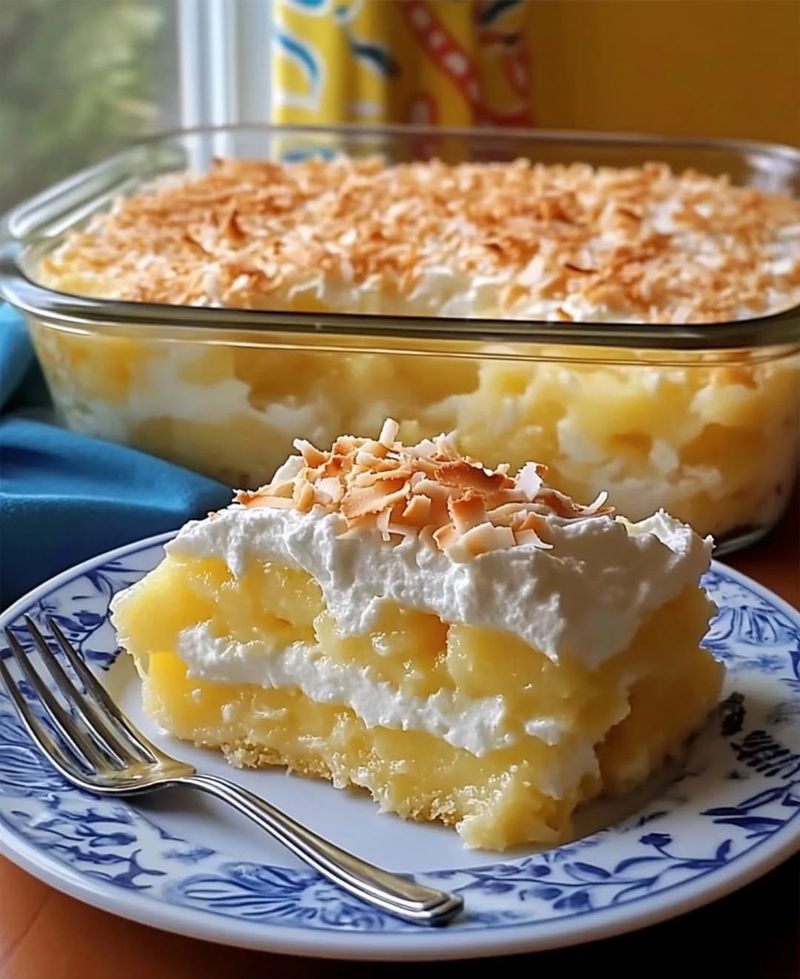 Pineapple Coconut Layer Cake