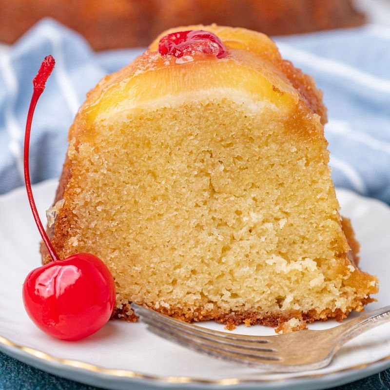 Pineapple Upside-Down Loaf Cake