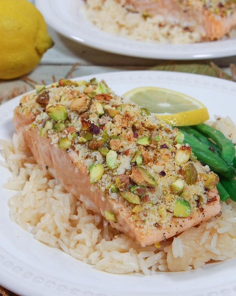 Pistachio-Crusted Salmon