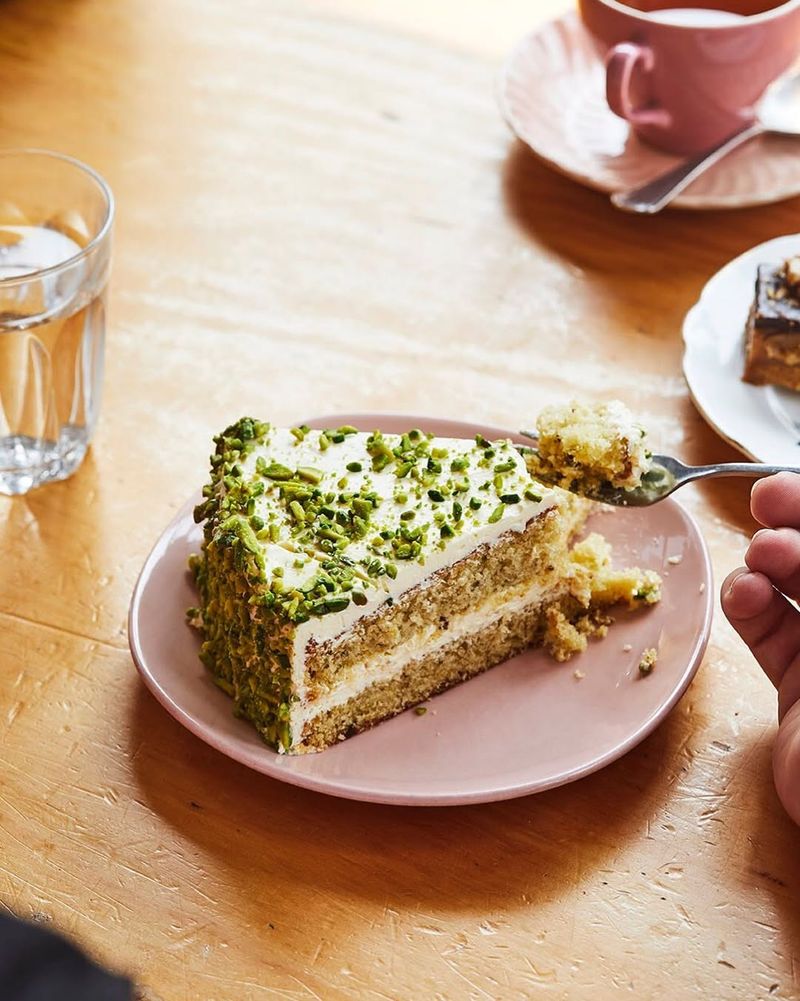 Pistachio Layer Cake