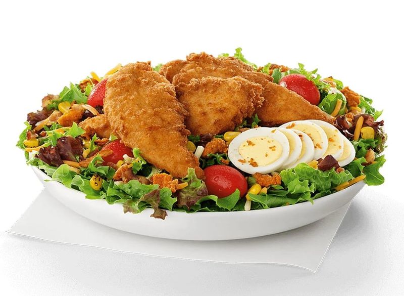 Popeyes' Chicken Garden Salad