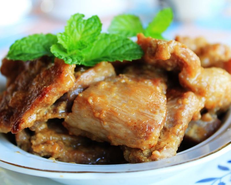 Pork Chops with Honey Mustard Glaze