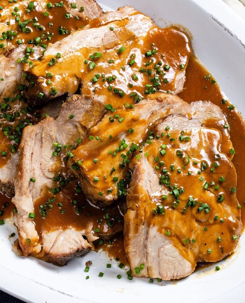 Pork Tenderloin with Apple Cider Reduction