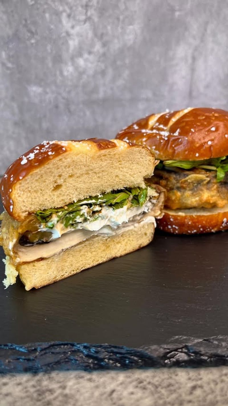 Portobello Mushroom and Cheese