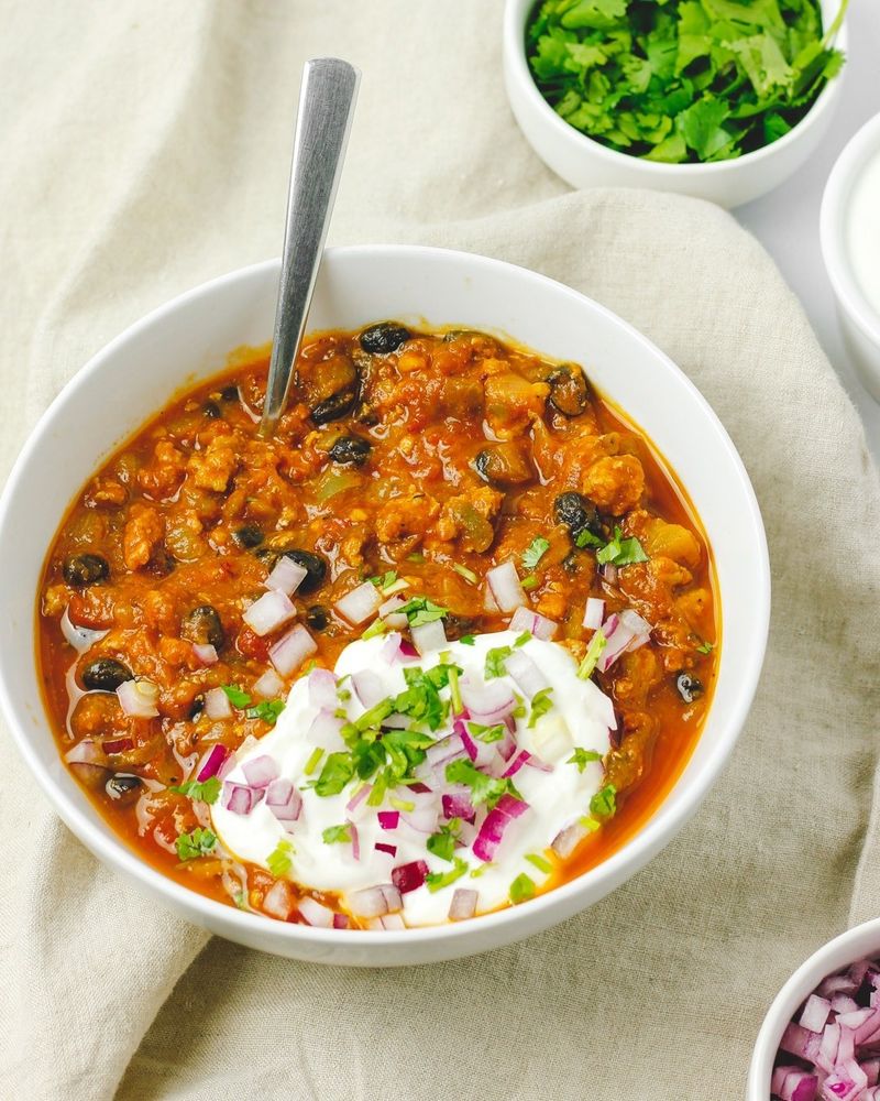 Pumpkin and Black Bean Chili