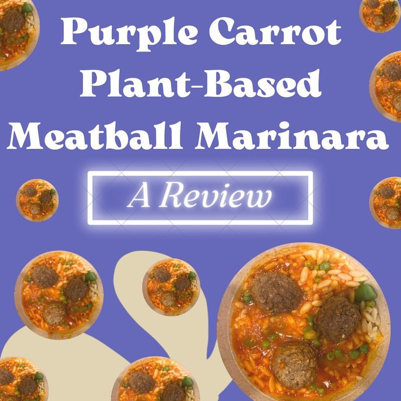 Purple Carrot Plant-Based Meatballs Marinara