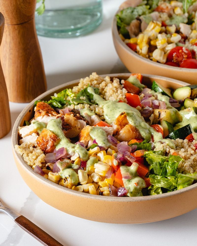 Quinoa Salad with Grilled Vegetables