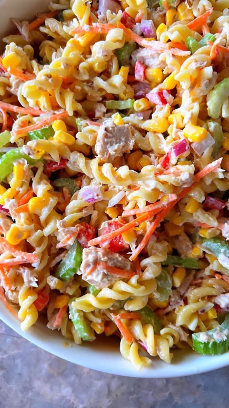 Rainbow Pasta Salad