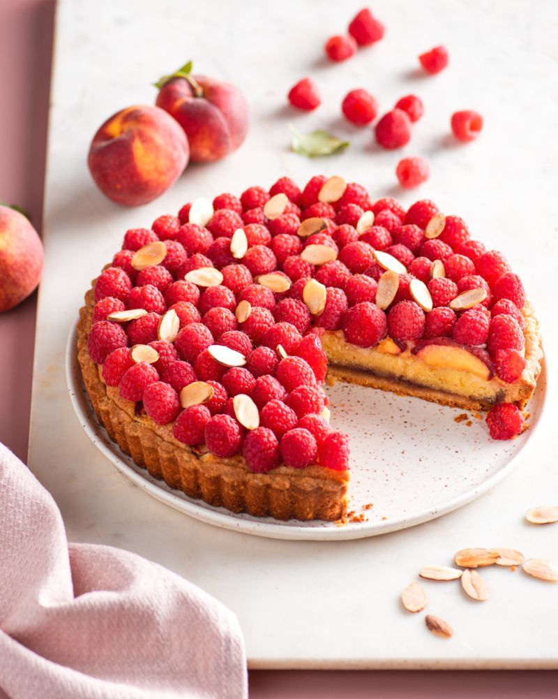 Raspberry Almond Tart