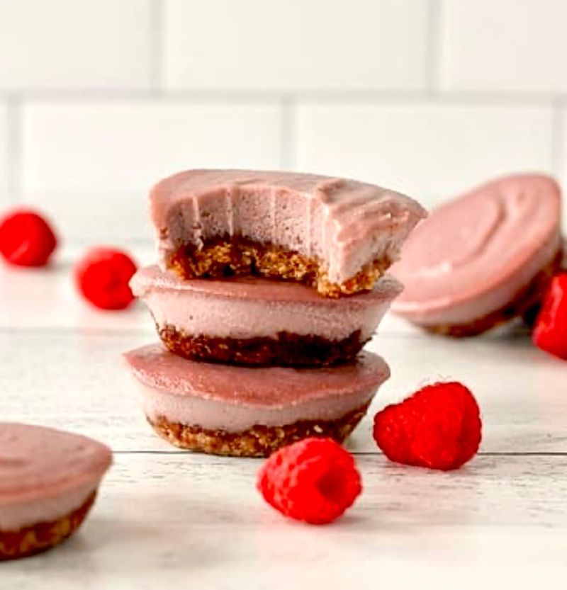 Raspberry Cheesecake Bites