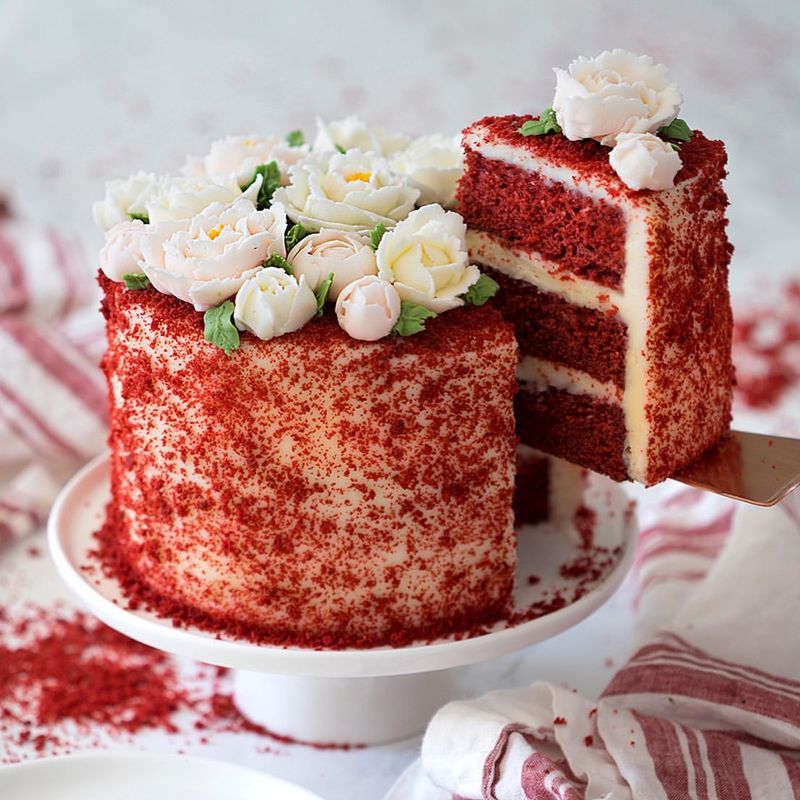 Red Velvet Cake with Cream Cheese Frosting