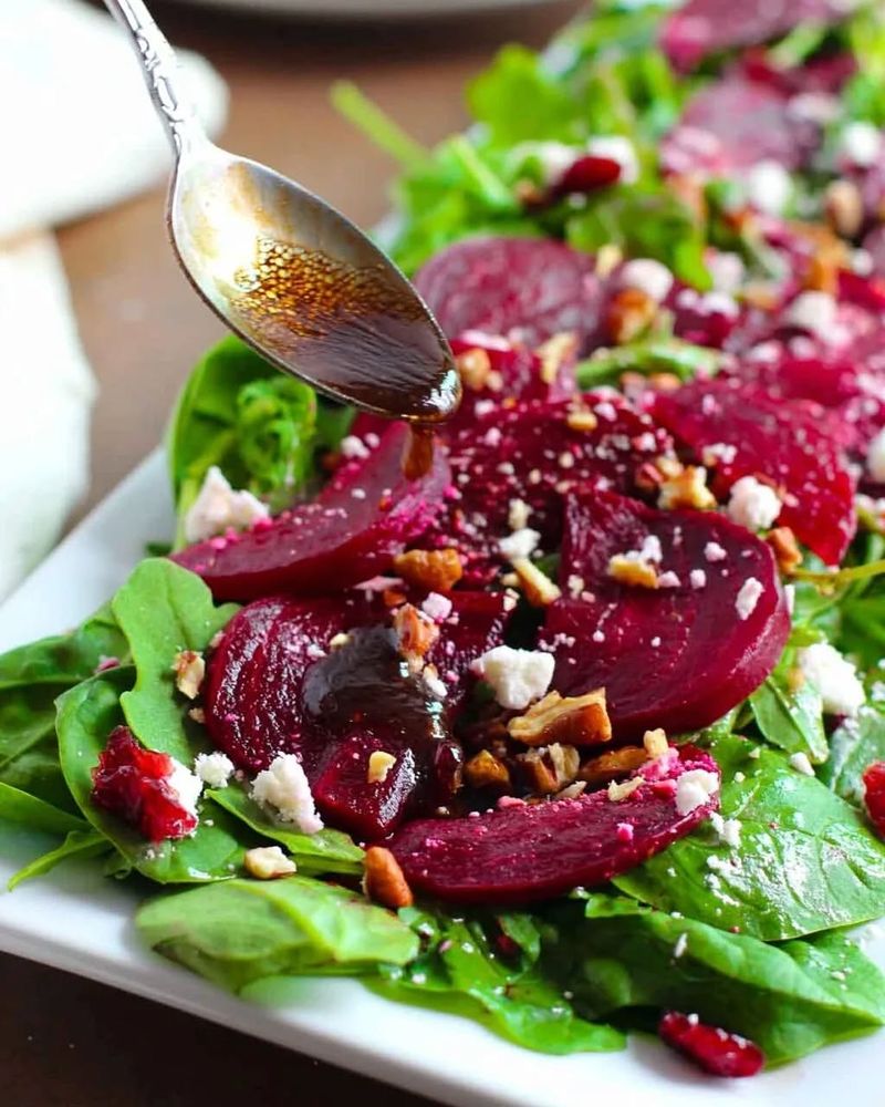 Roasted Beet and Goat Cheese Salad
