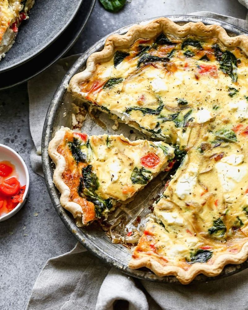 Roasted Vegetable Quiche
