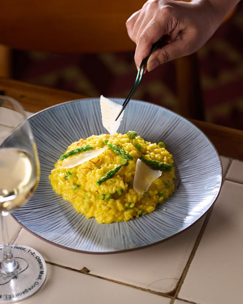 Saffron Risotto with Asparagus