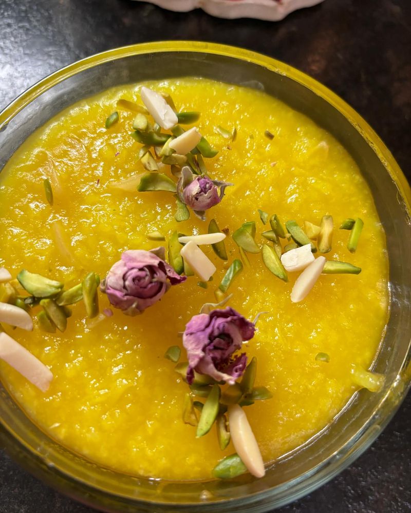 Saffron & Rosewater Rice Pudding