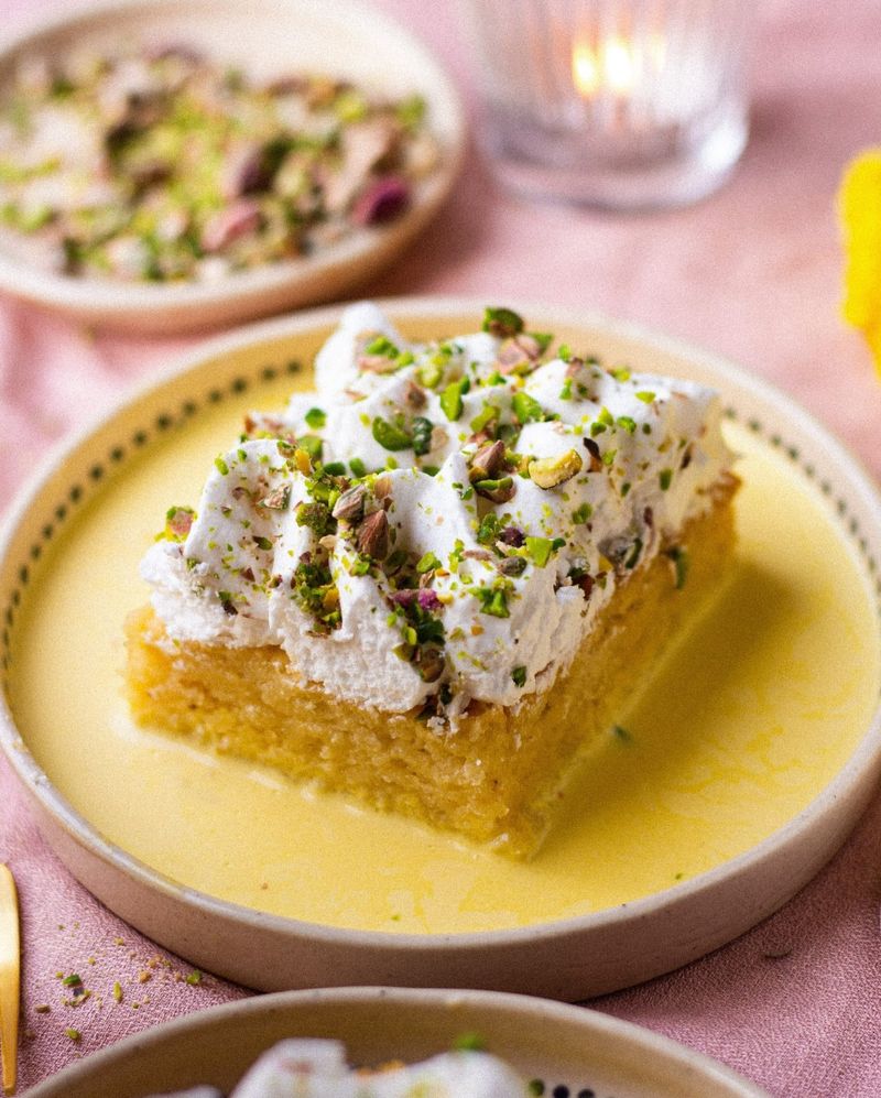 Saffron and Pistachio Fusion