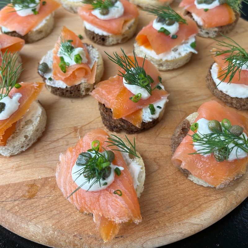 Salmon Canapés