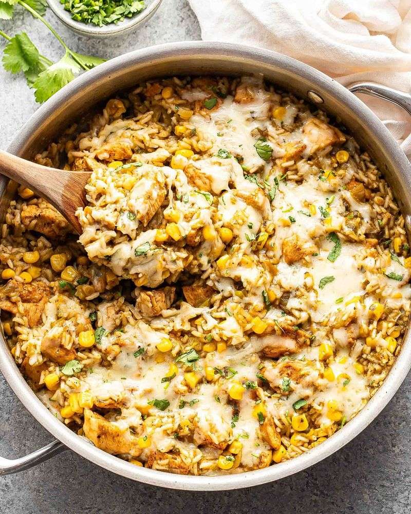 Salsa Verde Chicken Bake