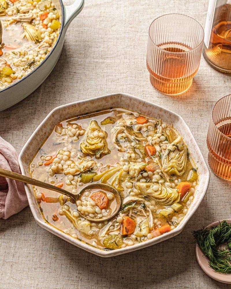 Sardinian Lemon and Artichoke Chicken
