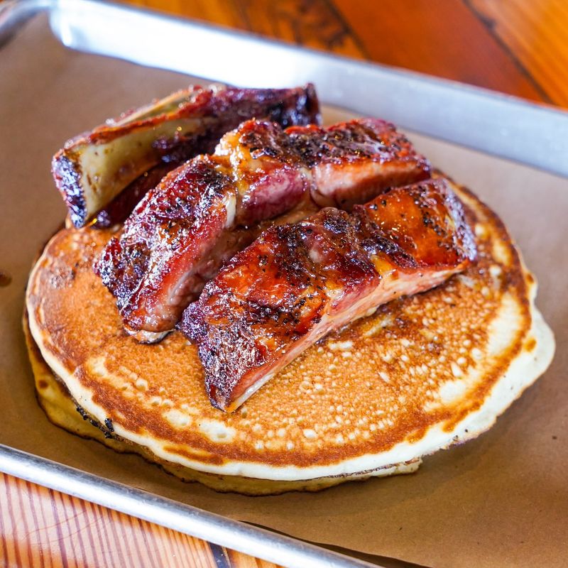 Savory Bacon Pancakes