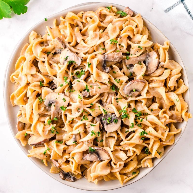 Savory Mushroom Stroganoff