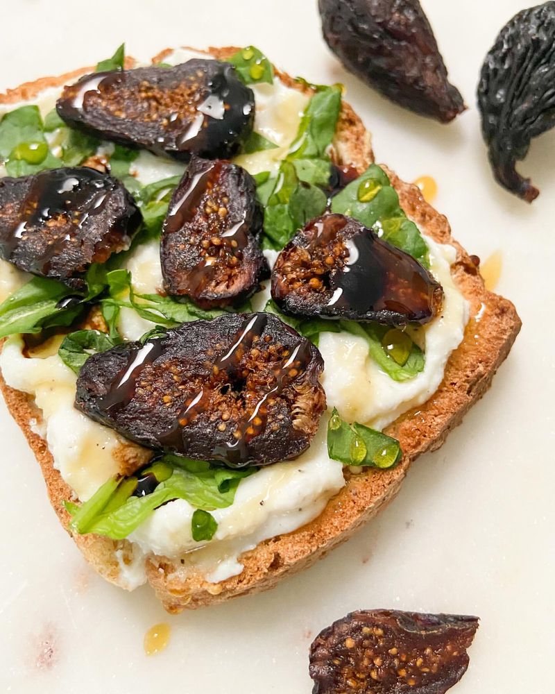 Savory Ricotta and Fig Toast