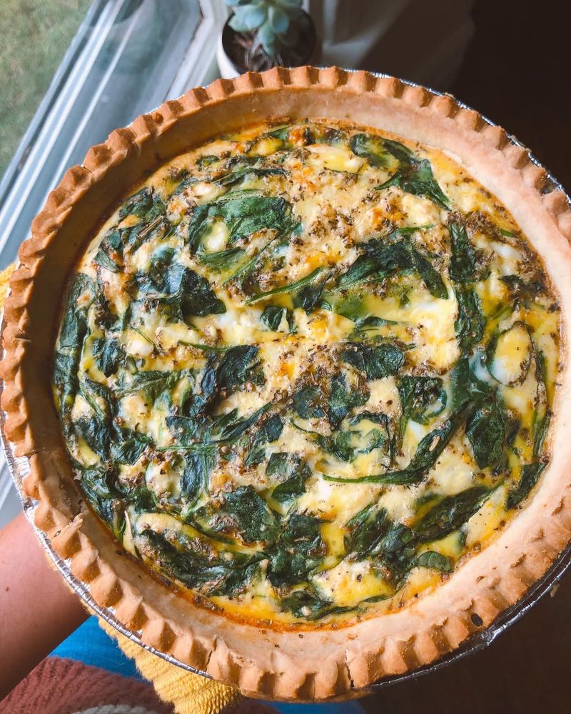 Savory Spinach and Feta Quiche