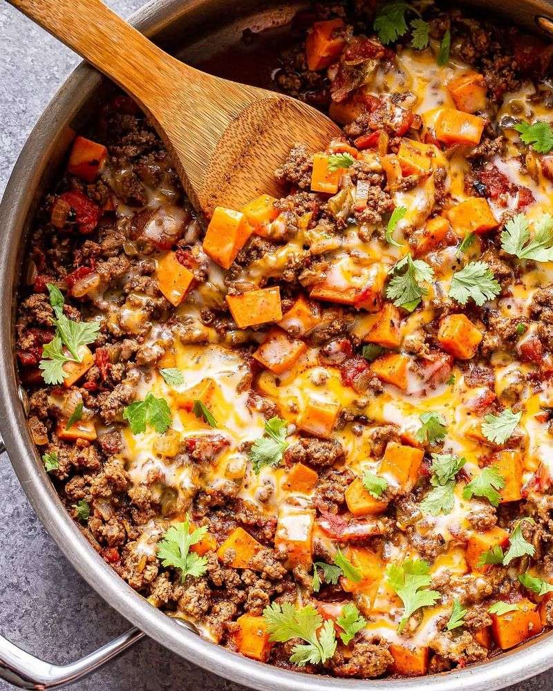 Savory Sweet Potato Skillet