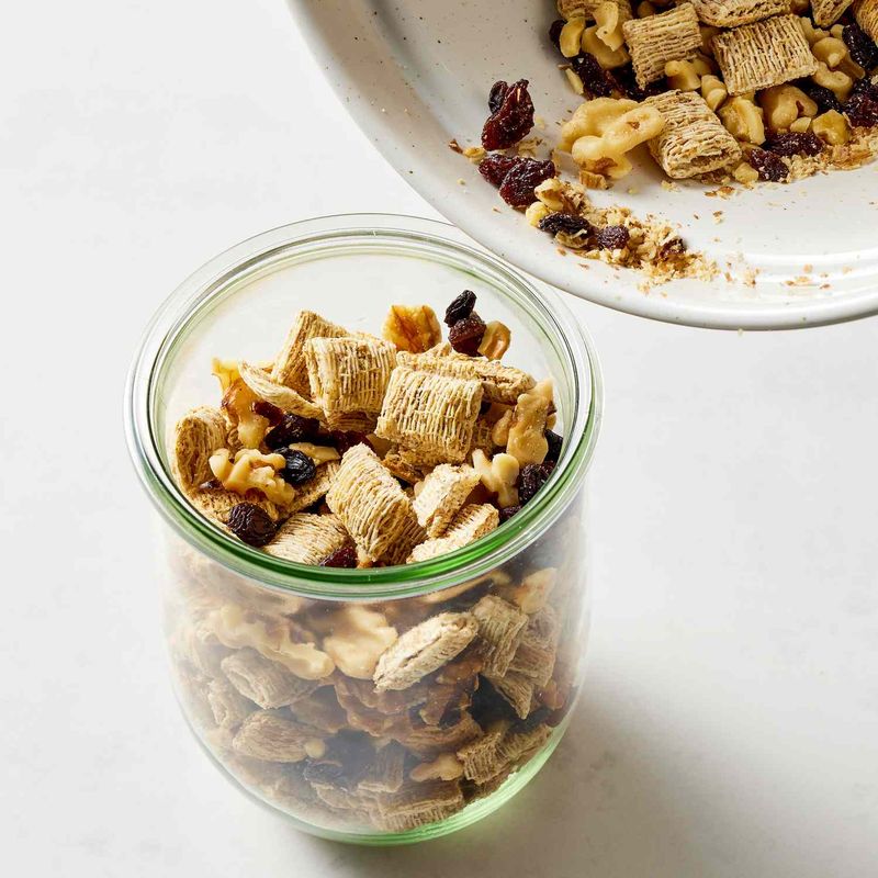 Shredded Wheat with Raisins & Walnuts