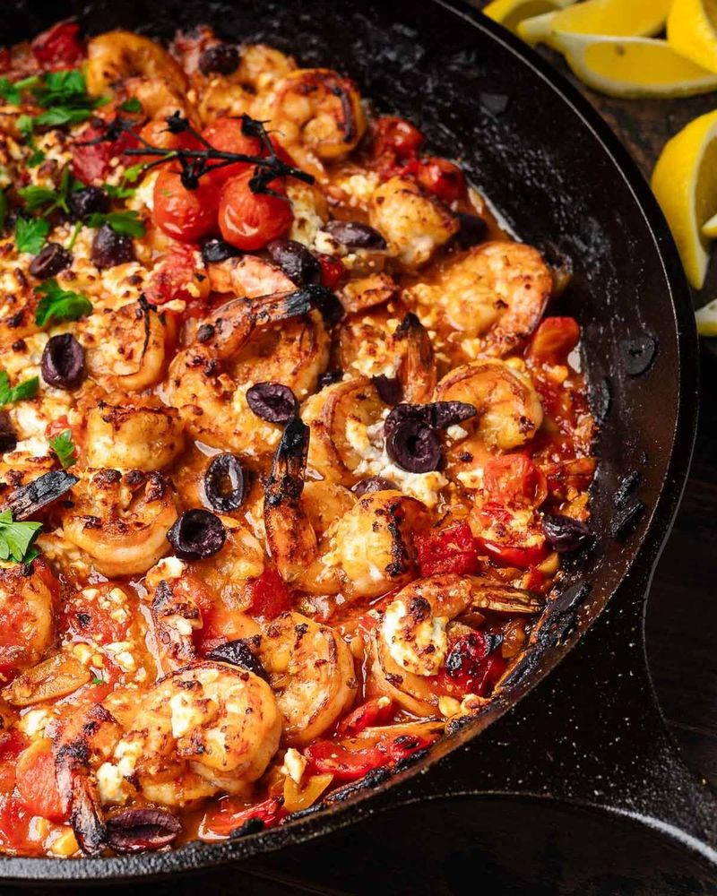 Shrimp Saganaki