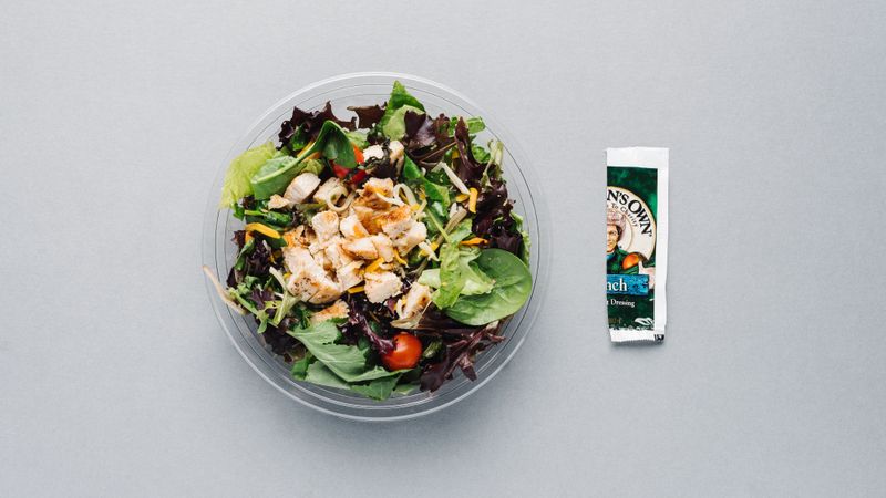 Side Salad with Low-Fat Balsamic Vinaigrette