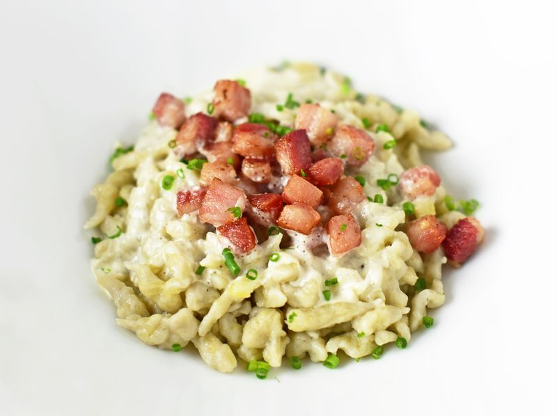 Slovakian Bryndzové Halušky