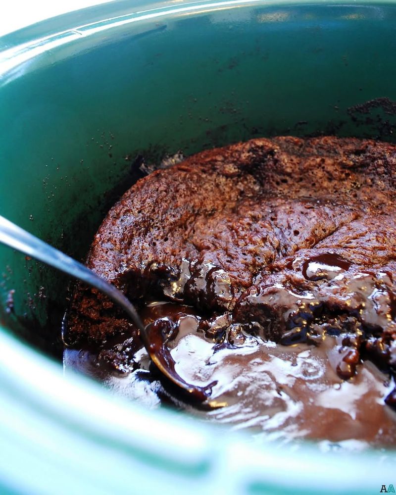 Slow Cooker Chocolate Lava Cake