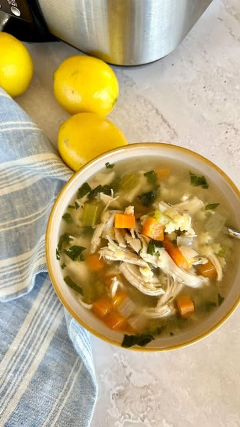 Soup from Leftover Chicken