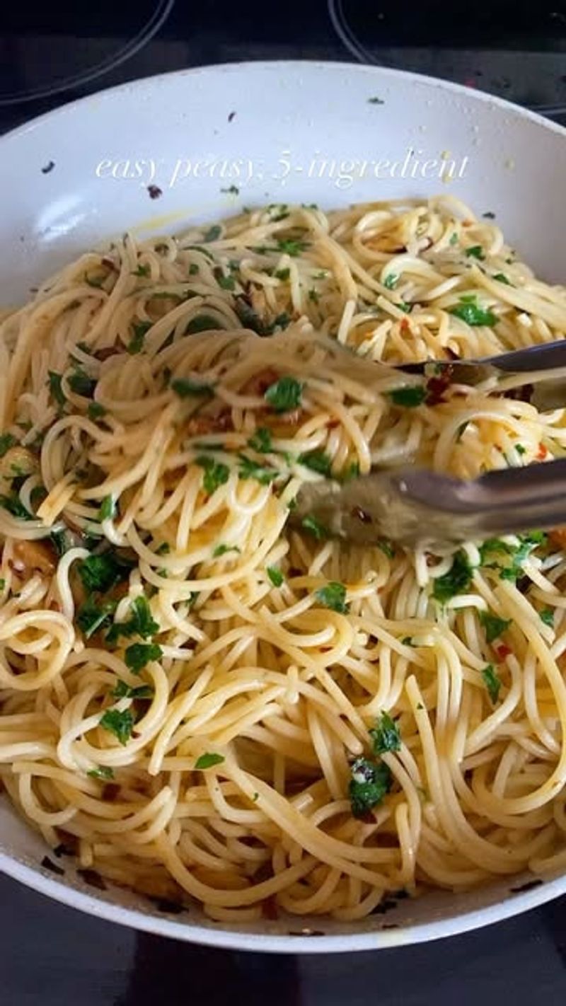 Spaghetti Squash Aglio e Olio