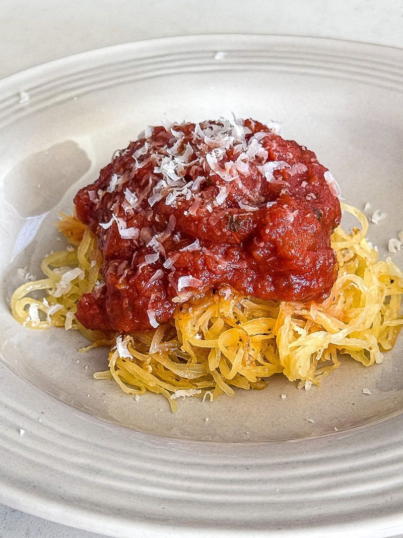 Spaghetti Squash with Marinara