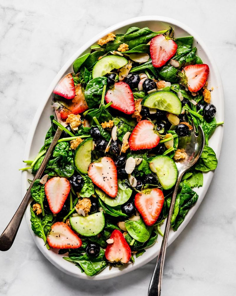 Spinach Salad with Strawberries