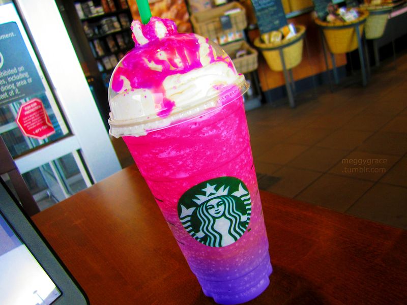 Starbucks Rainbow Cloud Frappuccino