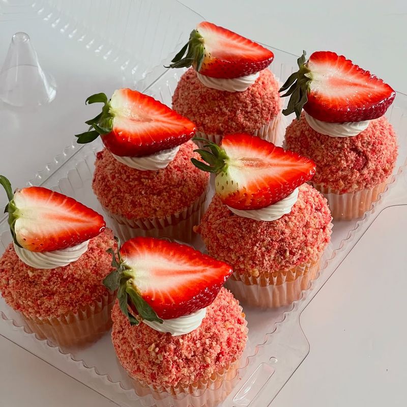 Strawberry Shortcake Cupcakes