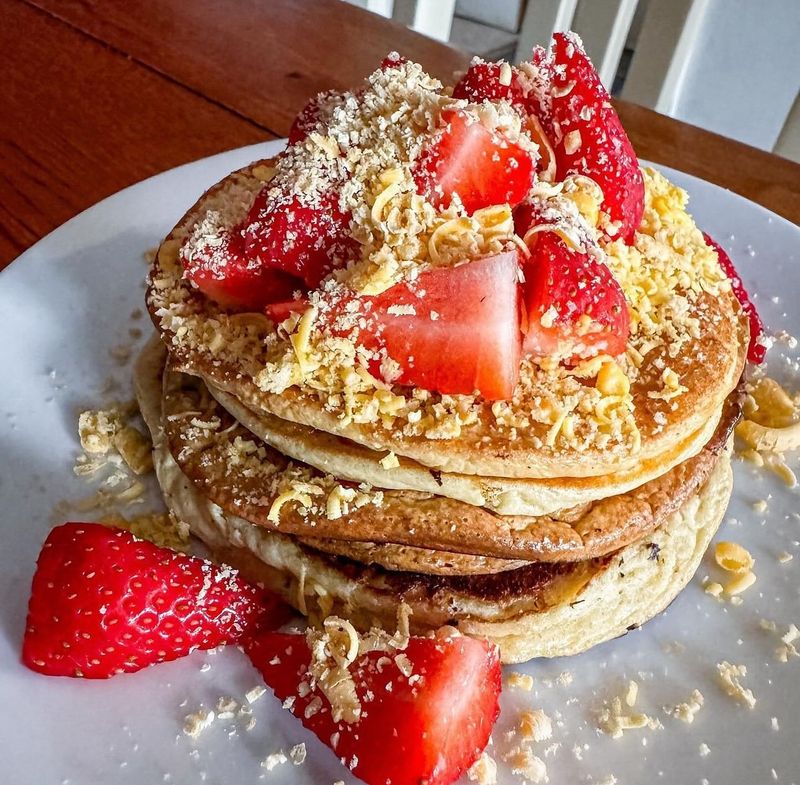 Strawberry Shortcake Pancakes