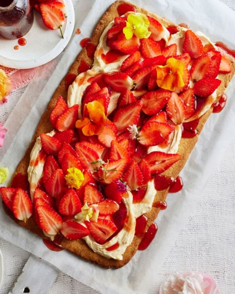 Strawberry Shortcake Slab