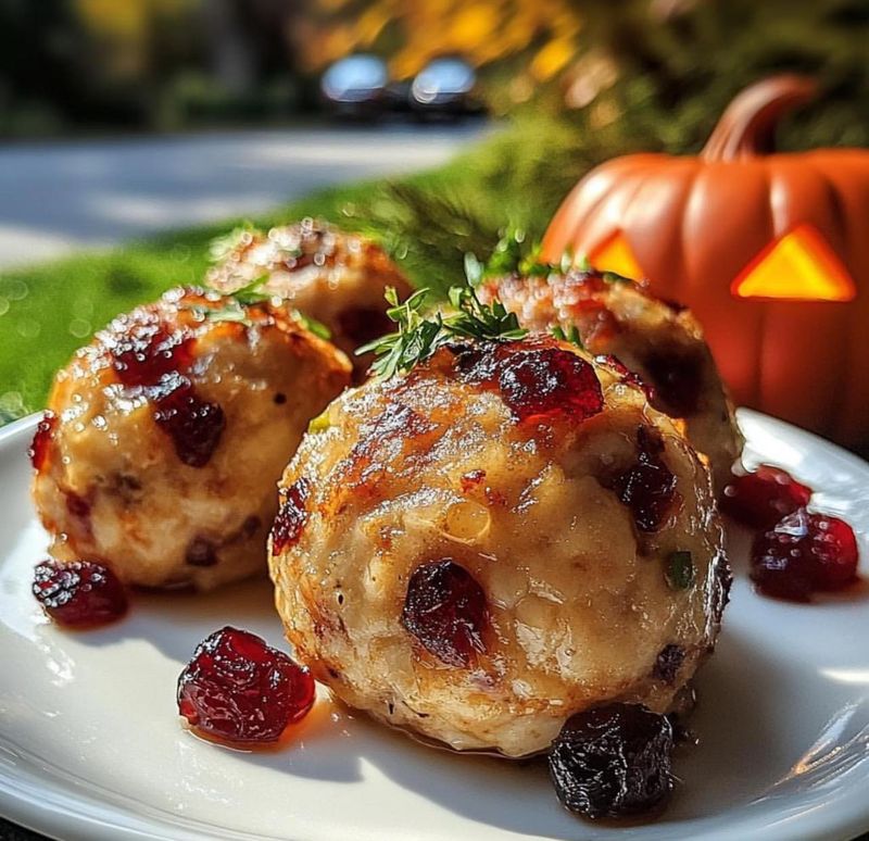 Stuffed Turkey Meatballs