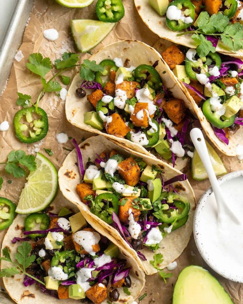Sweet Potato Black Bean Tacos