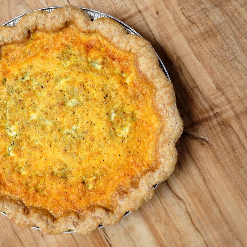 Bread Crust Quiche