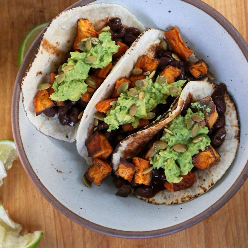 Sweet Potato and Black Bean Tacos